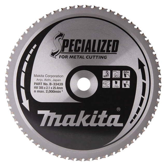 SIRKELSAGBLAD HM 305X254MM Z60