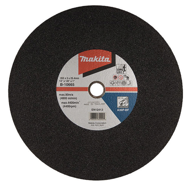 KAPPESKIVE 355X3X25,4MM METALL
