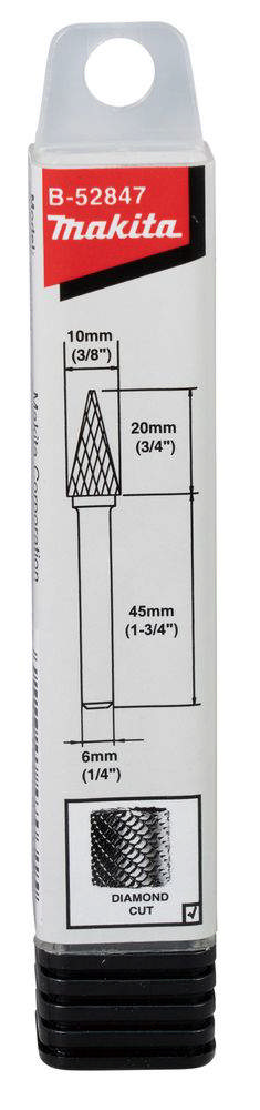 FIL ROTERENDE 10X25X6MM SPISS