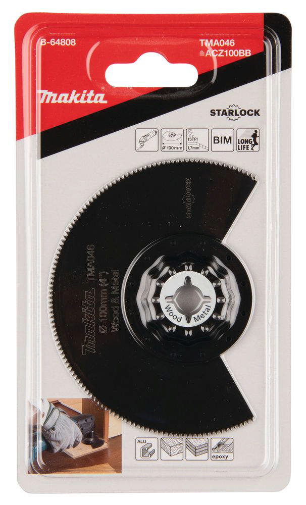 SEGMENTSAGBLAD 100 B-64808 15T