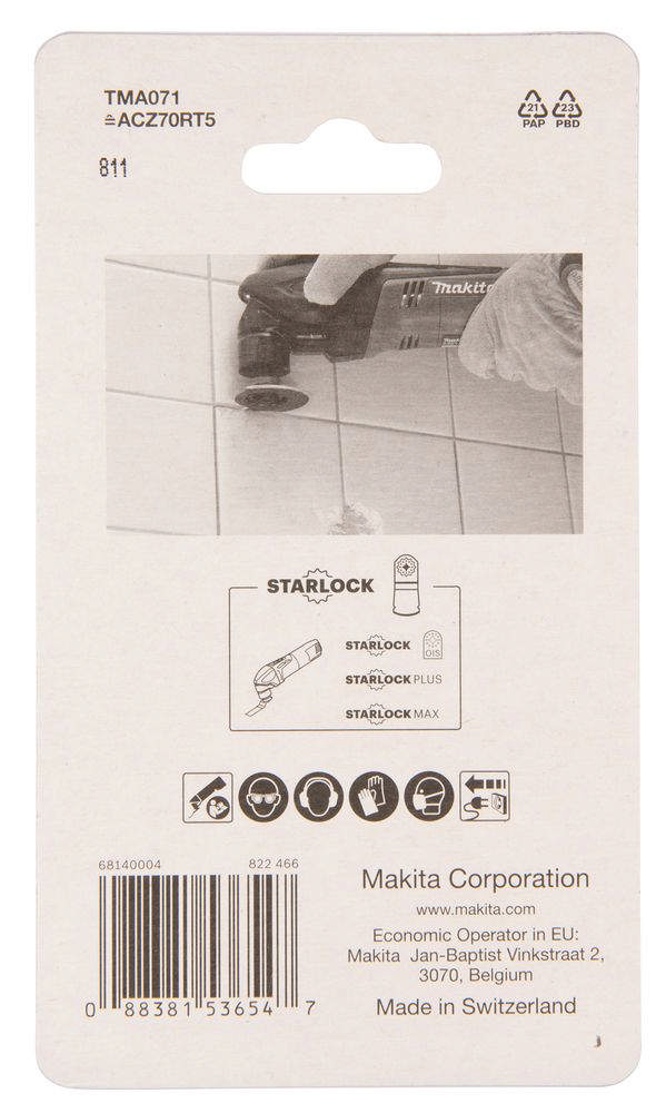 SEGMENTSAGBLAD 70 B-65040 K50