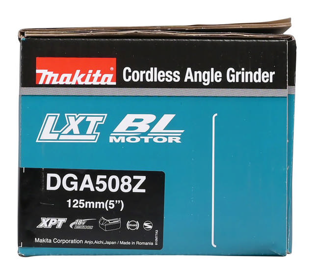 VINKELSLIPER DGA508Z 18V