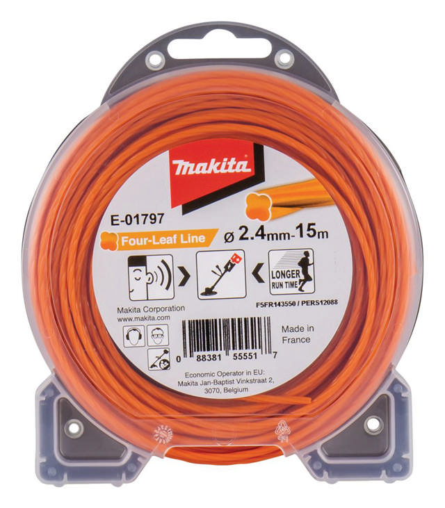 TRIMMERTRÅD 2,4MM E-01797 15M