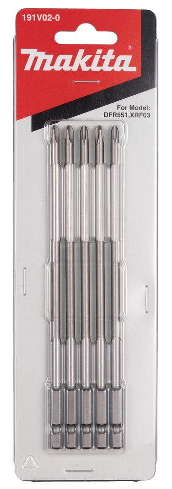 BITS PH2 155MM 5 STK DFR551