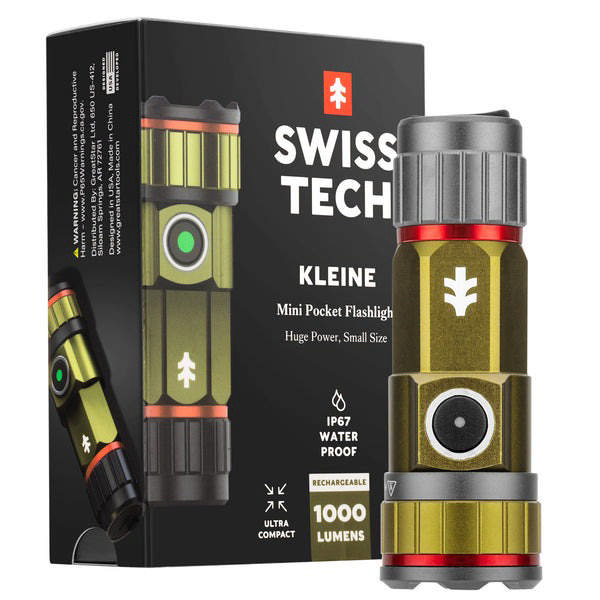 KLEINE LED LYKT 1000LM KOMPAKT