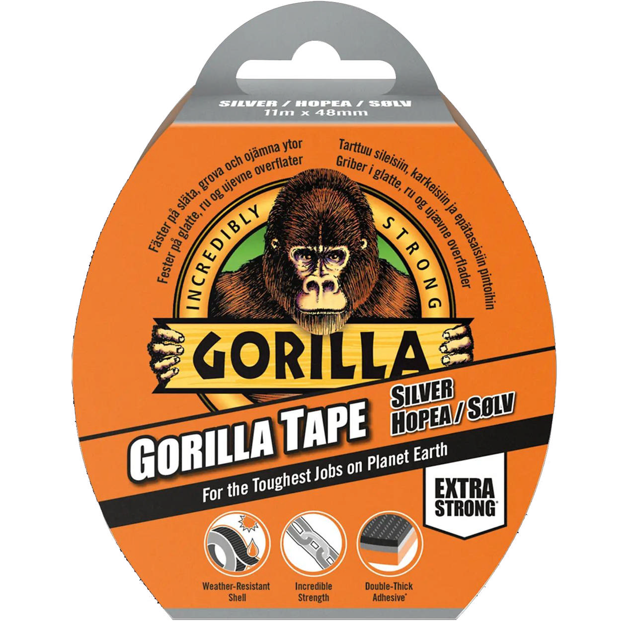 Gorilla Silver Tape