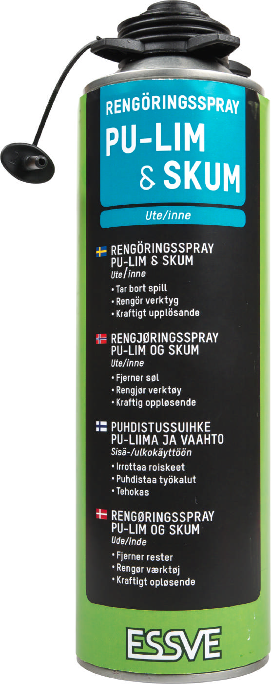 RENGJØRING PU-LIMSKUM 500ML