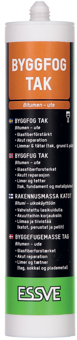 BYGGFUG TAK SVART 300ML