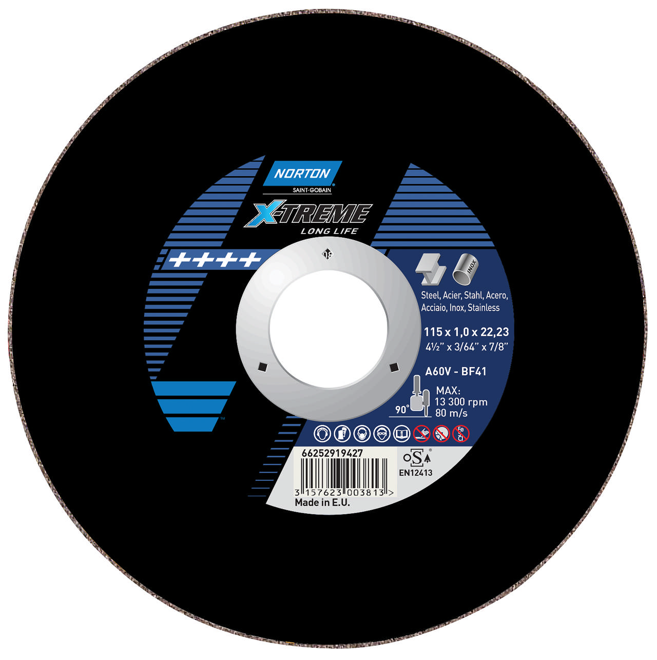 KAPPESKIVE 115X1,6X22 X-TREME