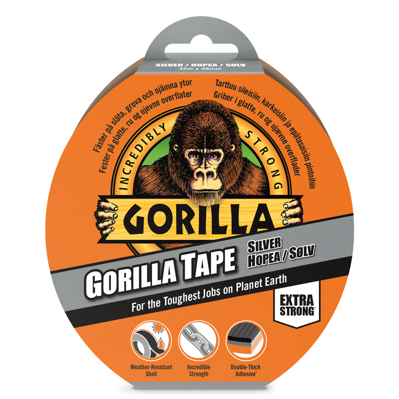 TEKSTILTAPE GORILLA SØ48MMX32M