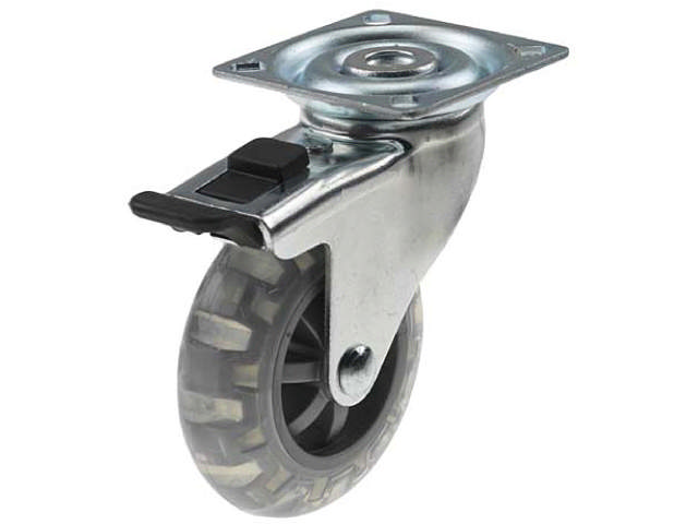 MØBELHJUL INLINE M BREMS 75MM