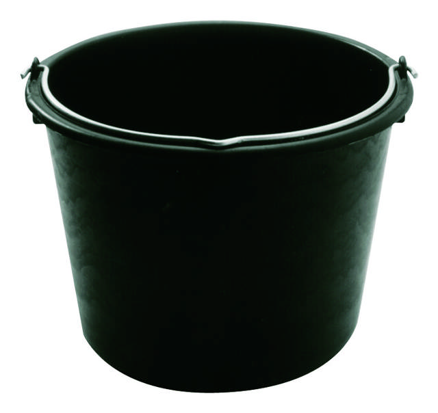 MØRTELBØTTE 12 LITER SVART