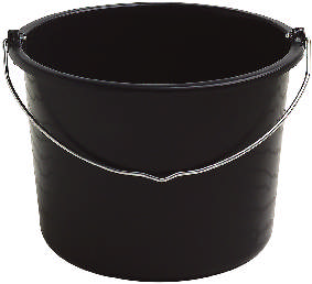 MØRTELBØTTE 20 LITER SVART