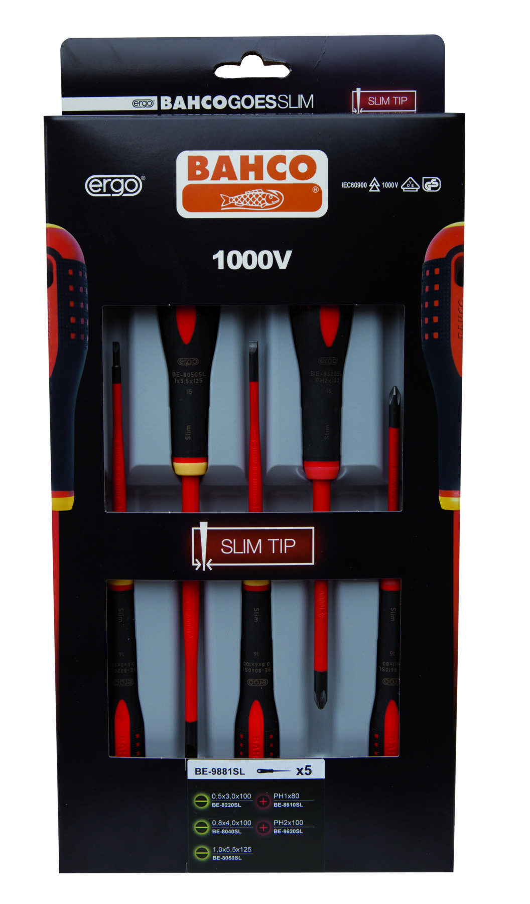 SKRUTREKKERSETT BE9881 SMAL