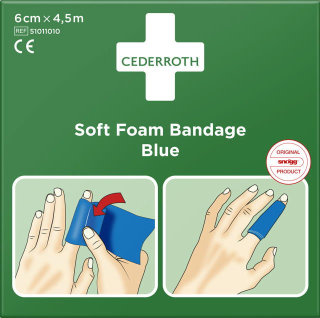 PLASTER SOFT FOAM BANDAGE 4,5M