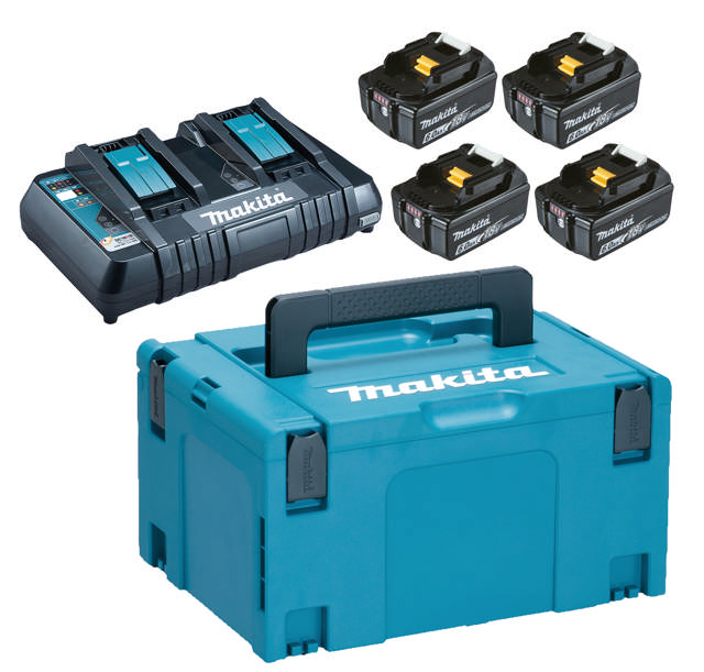 BATTERISETT 4X18V 6,0AH 198091