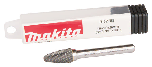 FIL ROTERENDE 10X25X6MM KONISK
