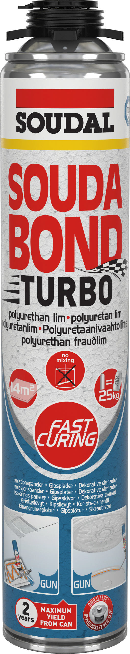 750mL Soudabond Turbo Gun