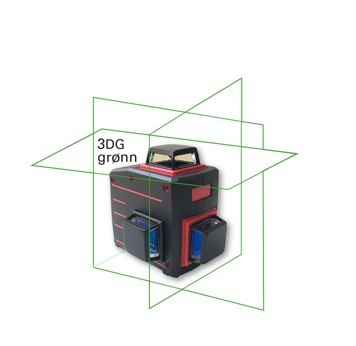 3DG STREKLASER ONLINE GRØNN